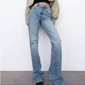 Zara Full-Length Flare Jeans